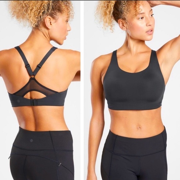 Athleta Advance Bra Black NWT Adjustable Size 38B - Picture 1 of 12